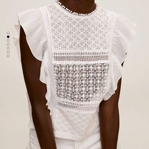 Cute MNG embroidered Panel Top